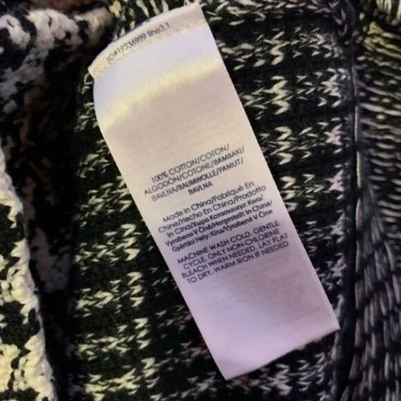 Chaps black/white pattern jacket size M - Picture 6 of 6